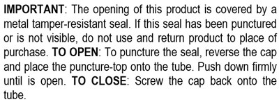 Extended Label (713352715 E Label)